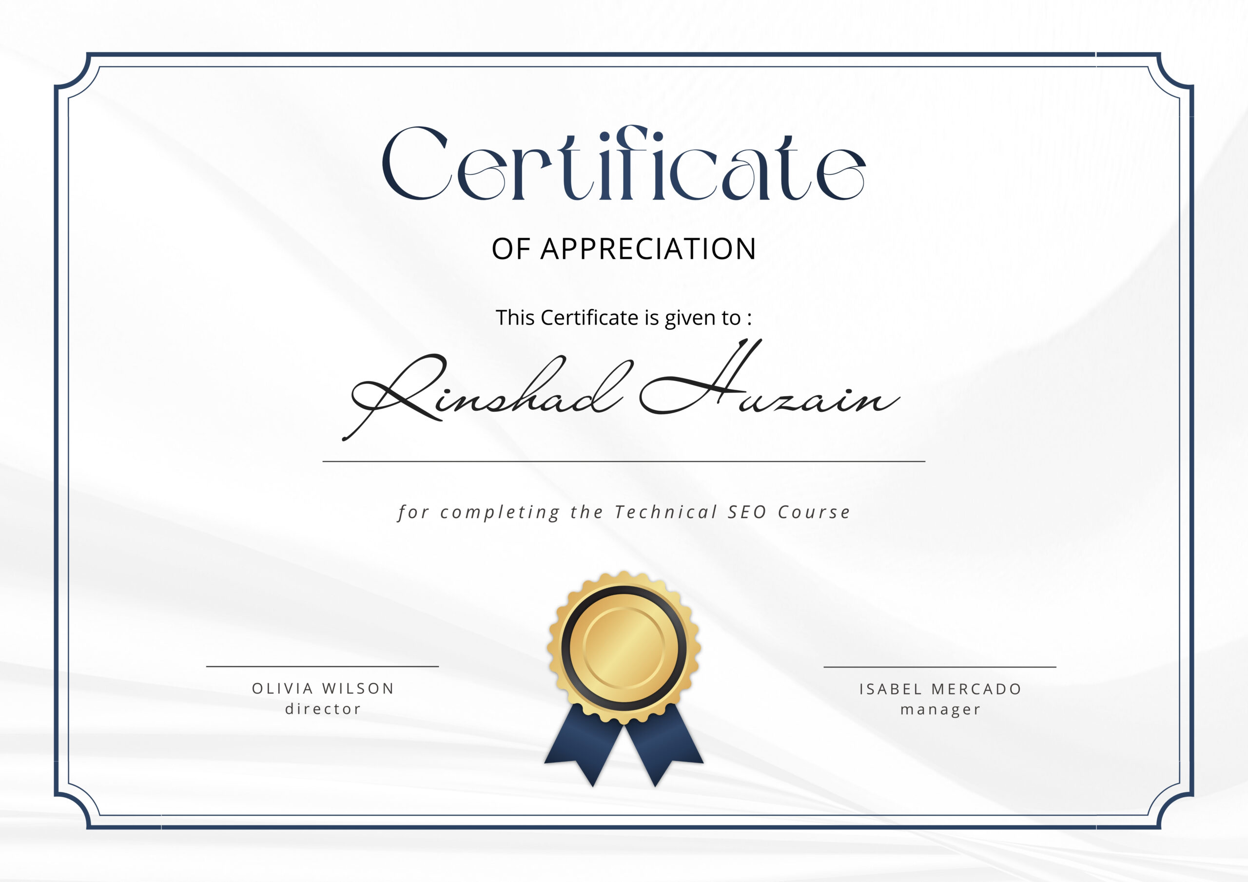 DM CERTIFICATE SEO TECH